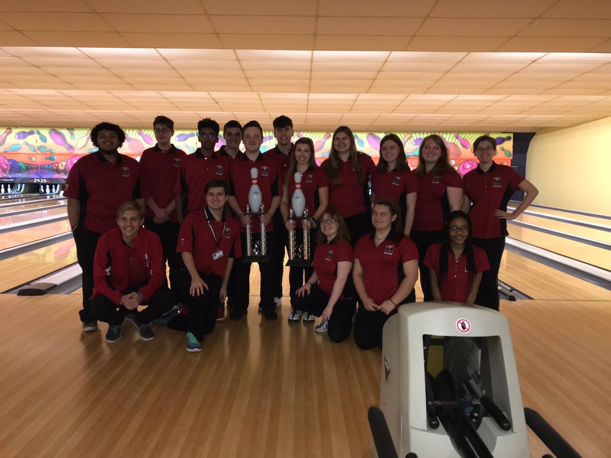 Manual Boys and Girls Bowling Teams beat Male